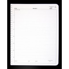  Student Lab Notebook (Scientific Grid Format) - Standard No Carbon Copies